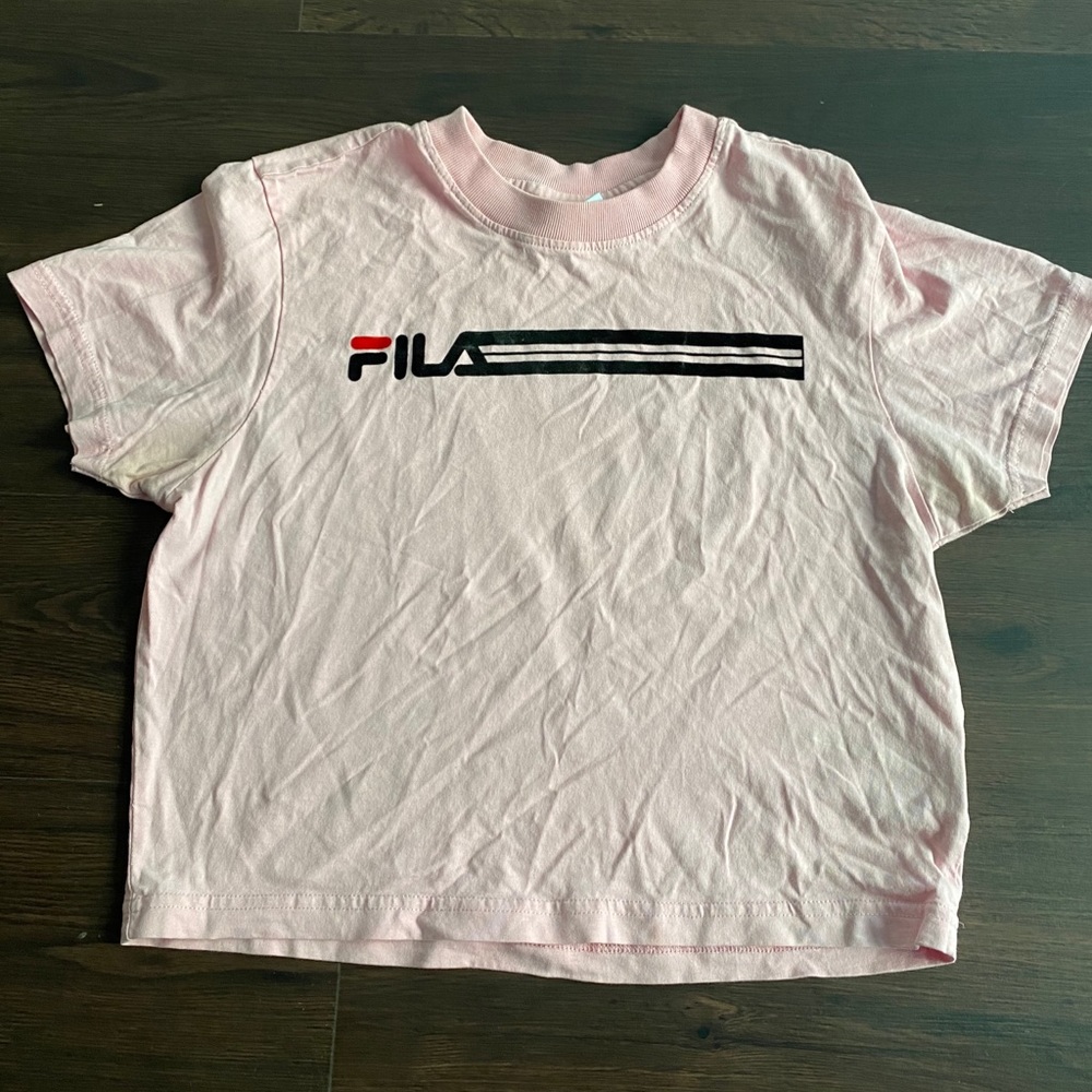 pink top from fila